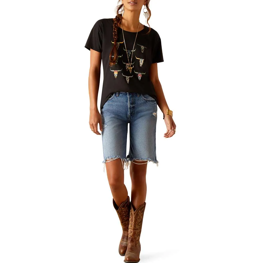 Ariat Women's Deco Skulls T-Shirt