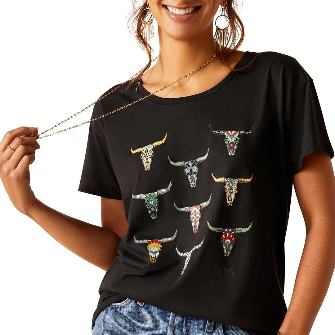 Ariat Women's Deco Skulls T-Shirt