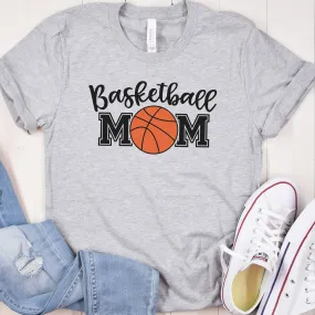 Basketball Mom Shirt with Basketball | Sports Mom Tee