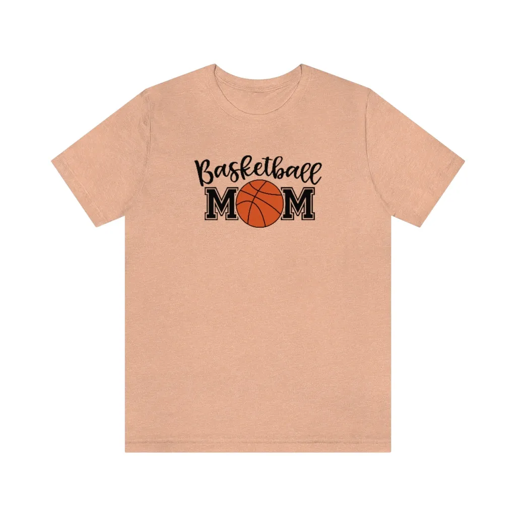 Basketball Mom Shirt with Basketball | Sports Mom Tee