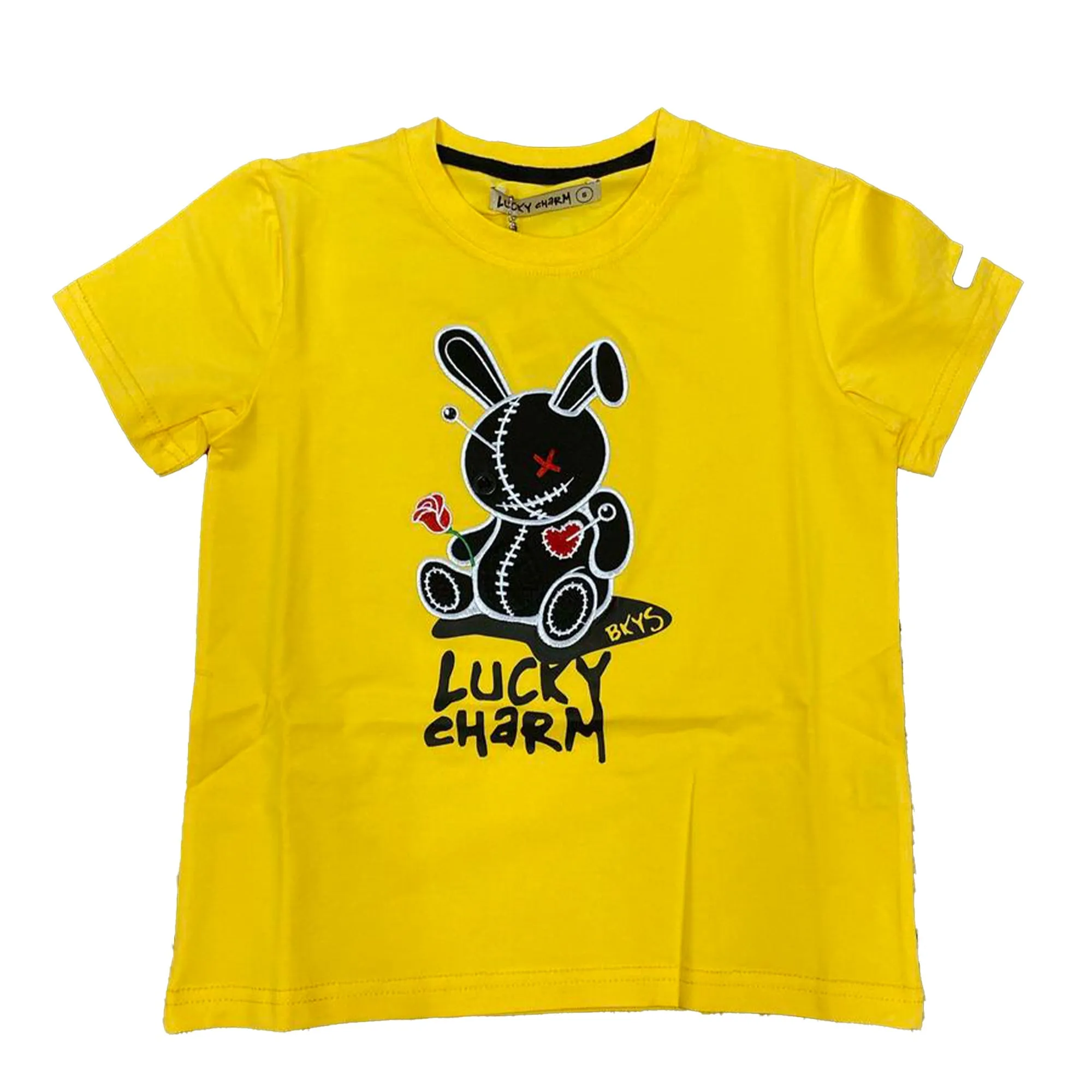 Black Keys Kids Lucky Charm T-Shirt (Gold Black)