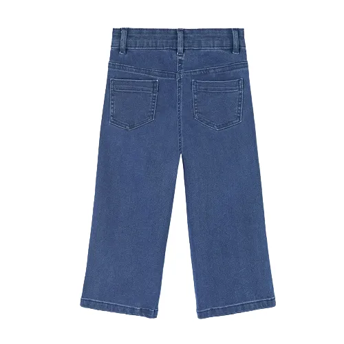 Boboli Elastic denim trousers for boys 490542 blue