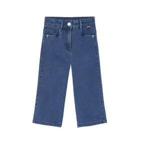 Boboli Elastic denim trousers for boys 490542 blue