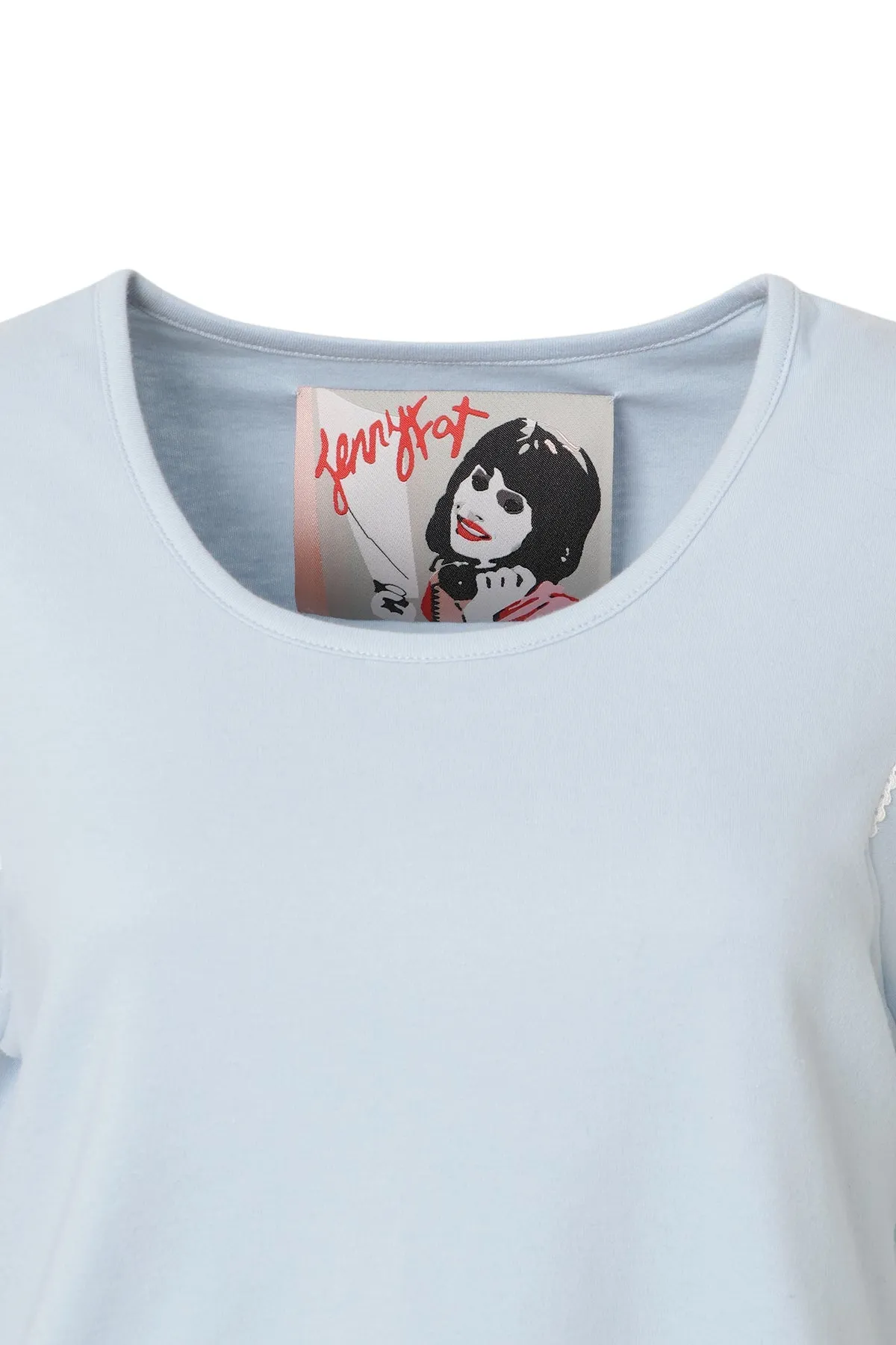 Bra In My Shoulder  T-Shirt / Babyblue