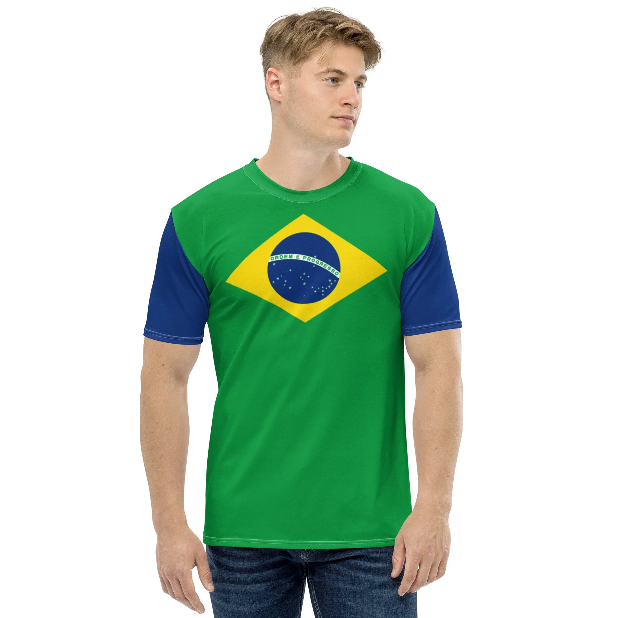 Brazil Flag T-shirt / Mens Flag Shirt / World Cup Clothing