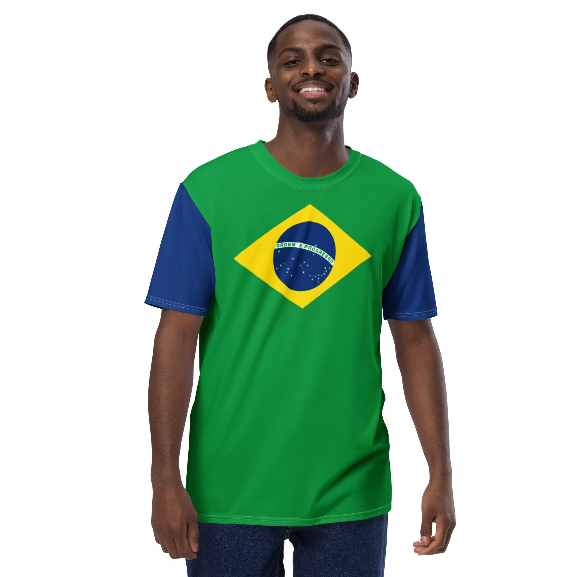 Brazil Flag T-shirt / Mens Flag Shirt / World Cup Clothing