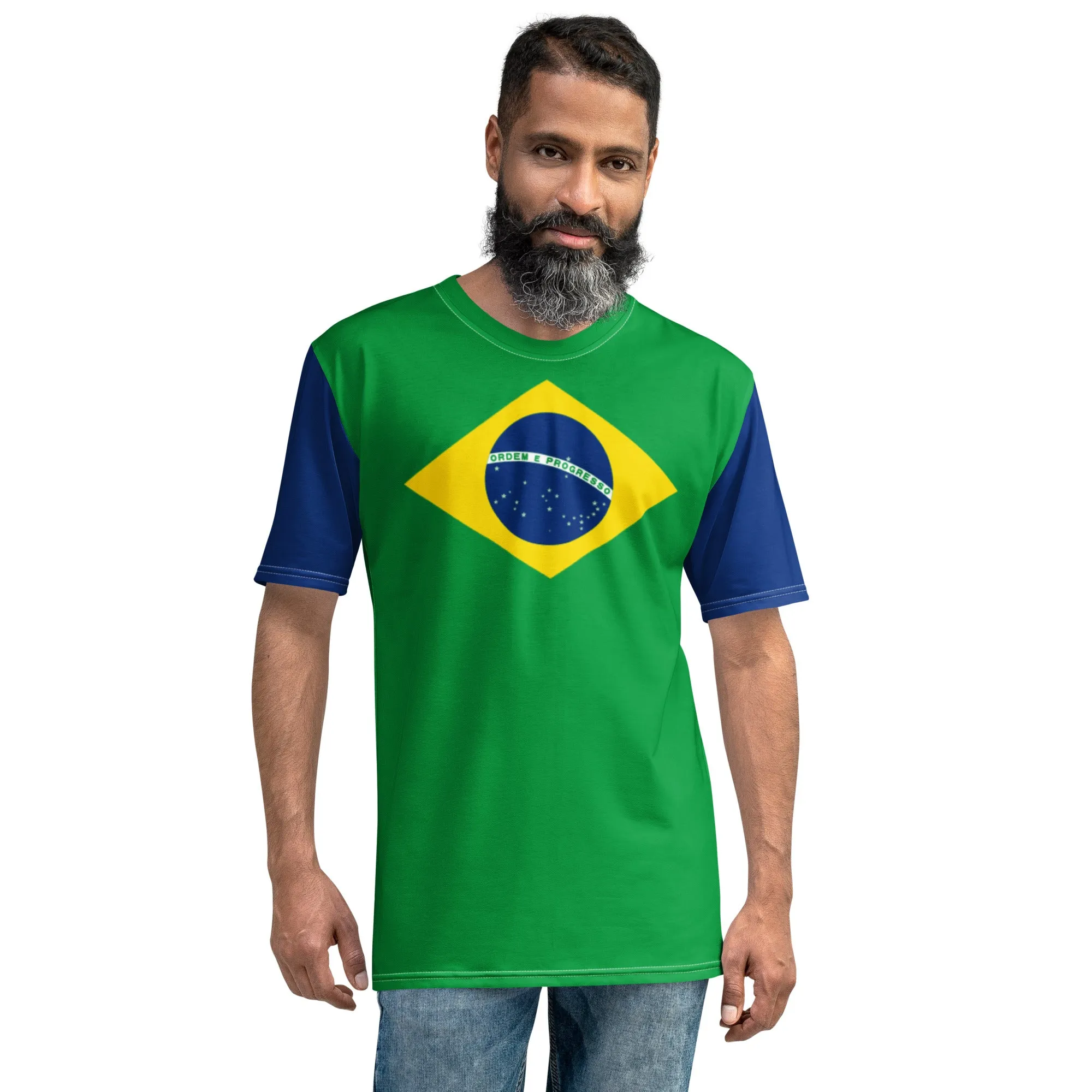 Brazil Flag T-shirt / Mens Flag Shirt / World Cup Clothing