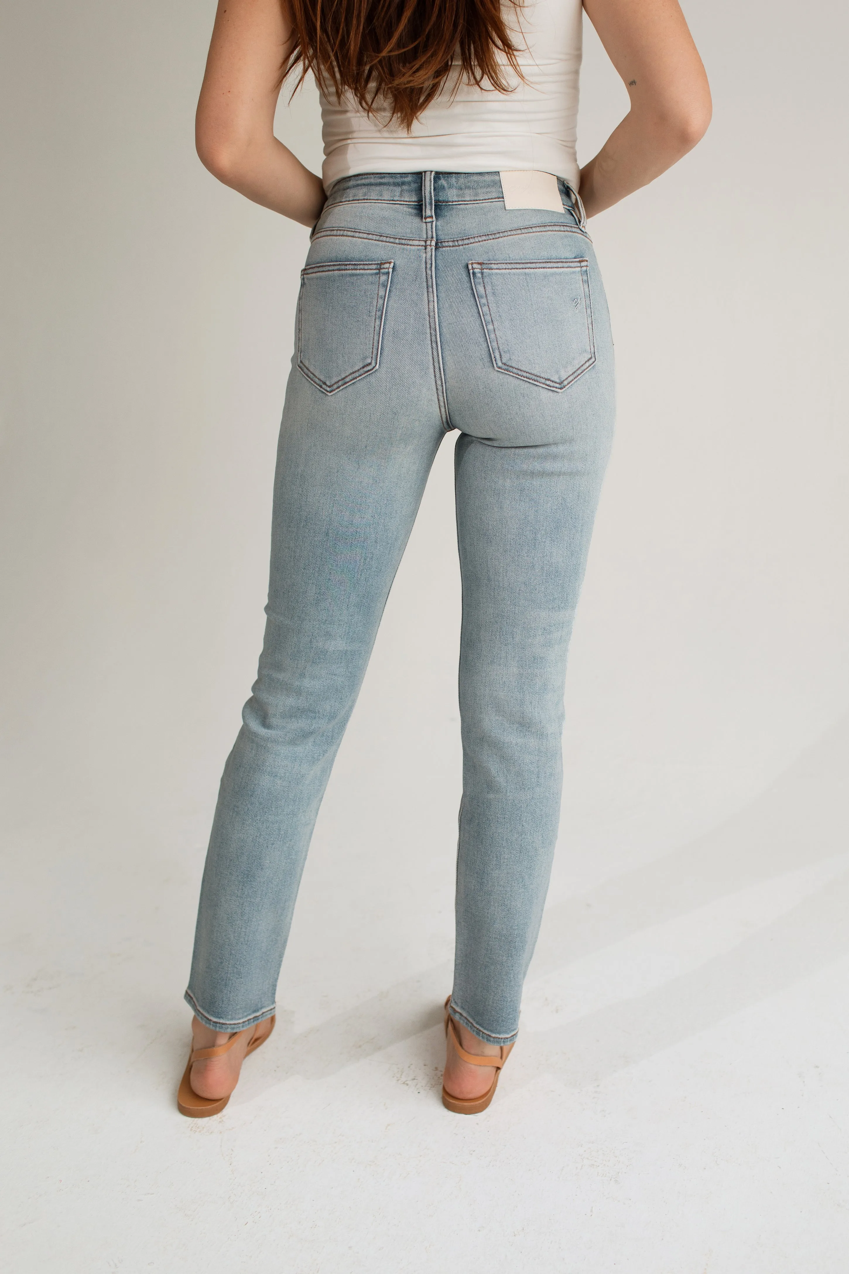 Brooke Slim Straight Leg Jeans