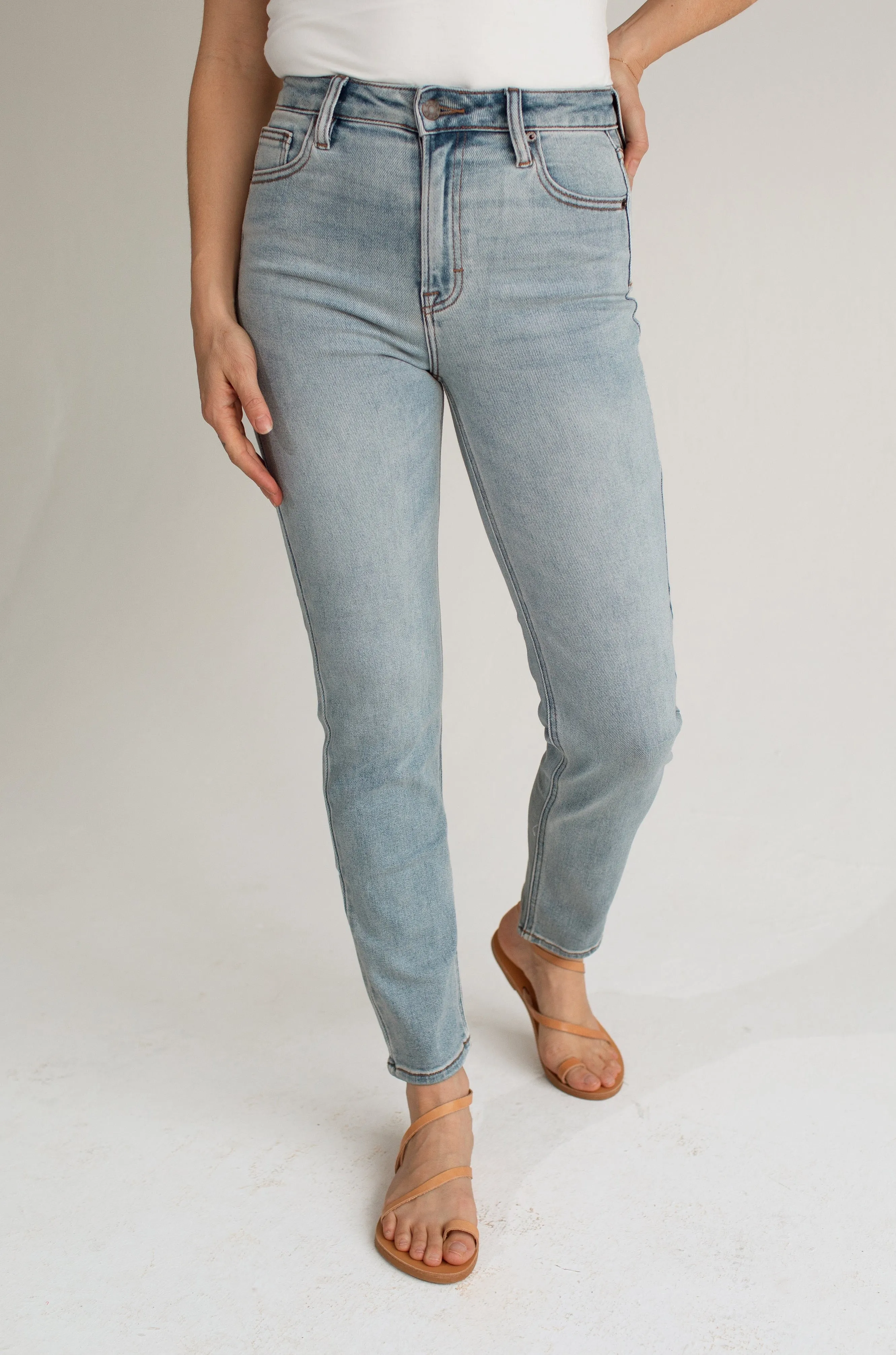 Brooke Slim Straight Leg Jeans