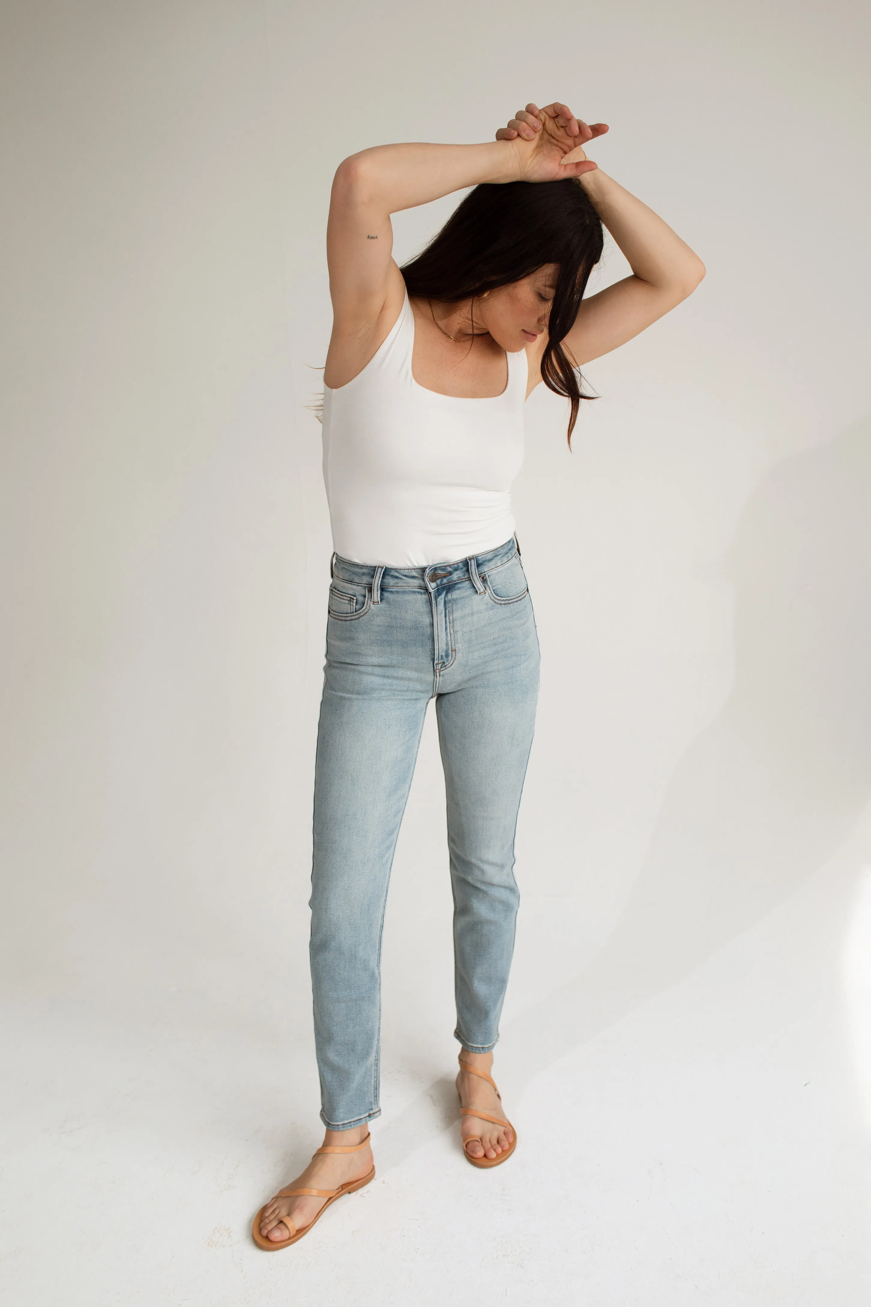 Brooke Slim Straight Leg Jeans