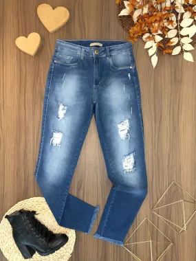 Calça Jeans Barra Desfiada 4222706