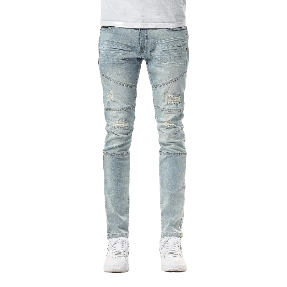 Clean Light Washed Skinny Jeans