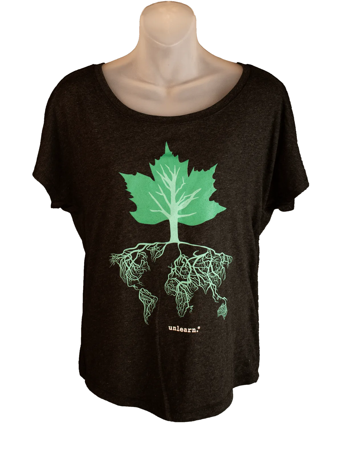 Diversitree - Tri-Black Flowy T-Shirt