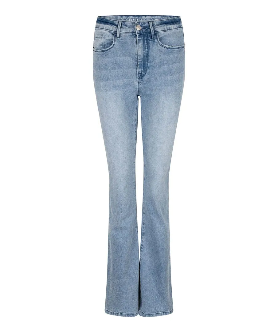 Esqualo Trousers Flair Denim SP2312006