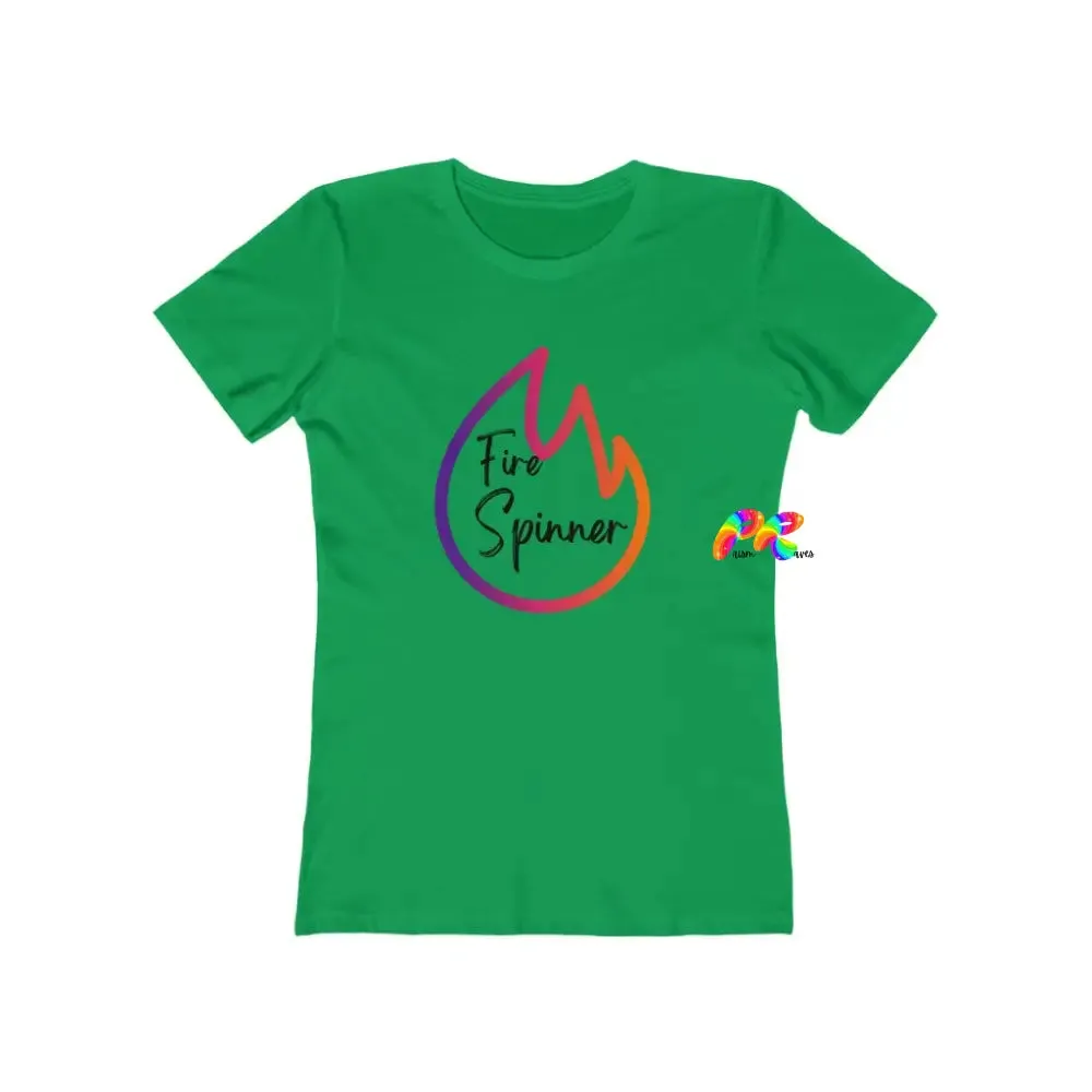 Fire Spinner Women's The Boyfriend T-Shirt