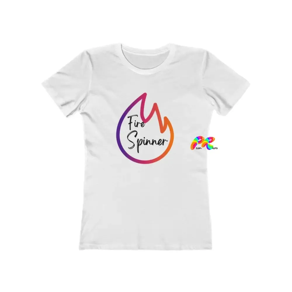 Fire Spinner Women's The Boyfriend T-Shirt