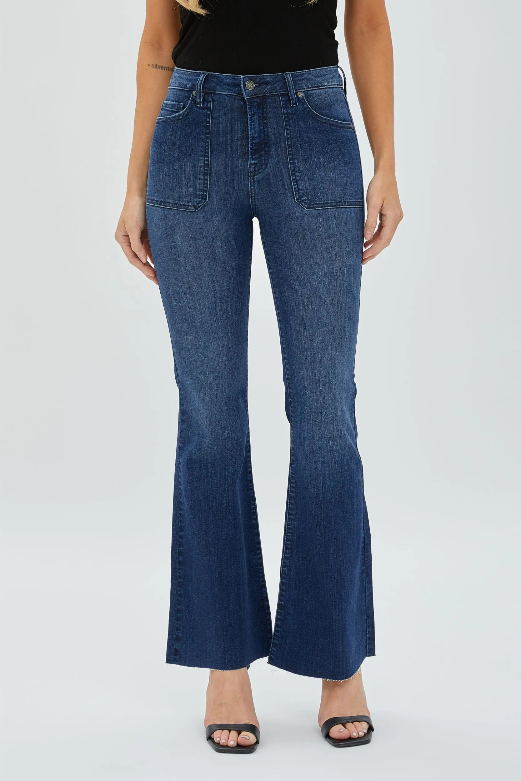 Hidden Happi Cargo Flare Jean