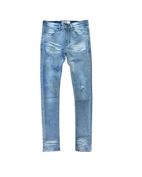 Ice Wash Stretch Denim