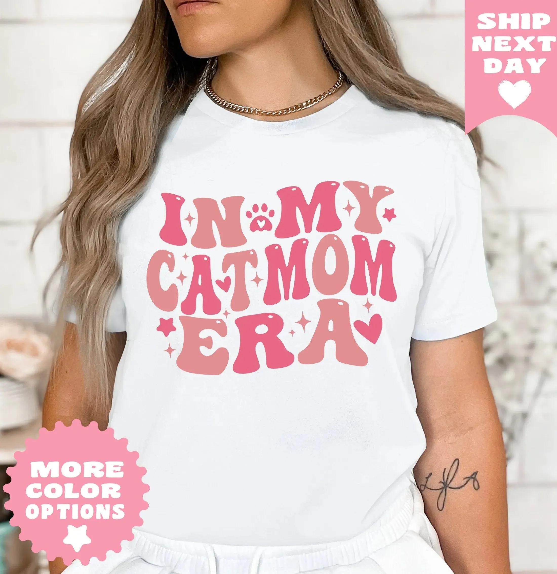 In My Cat Mom Era Shirt, Cat Mom Shirt, Cat Mom Life Shirt, Cat Mom Vibes Shirt, Cat Lover Shirt, Fur Mama Shirt, New cat Mom Era