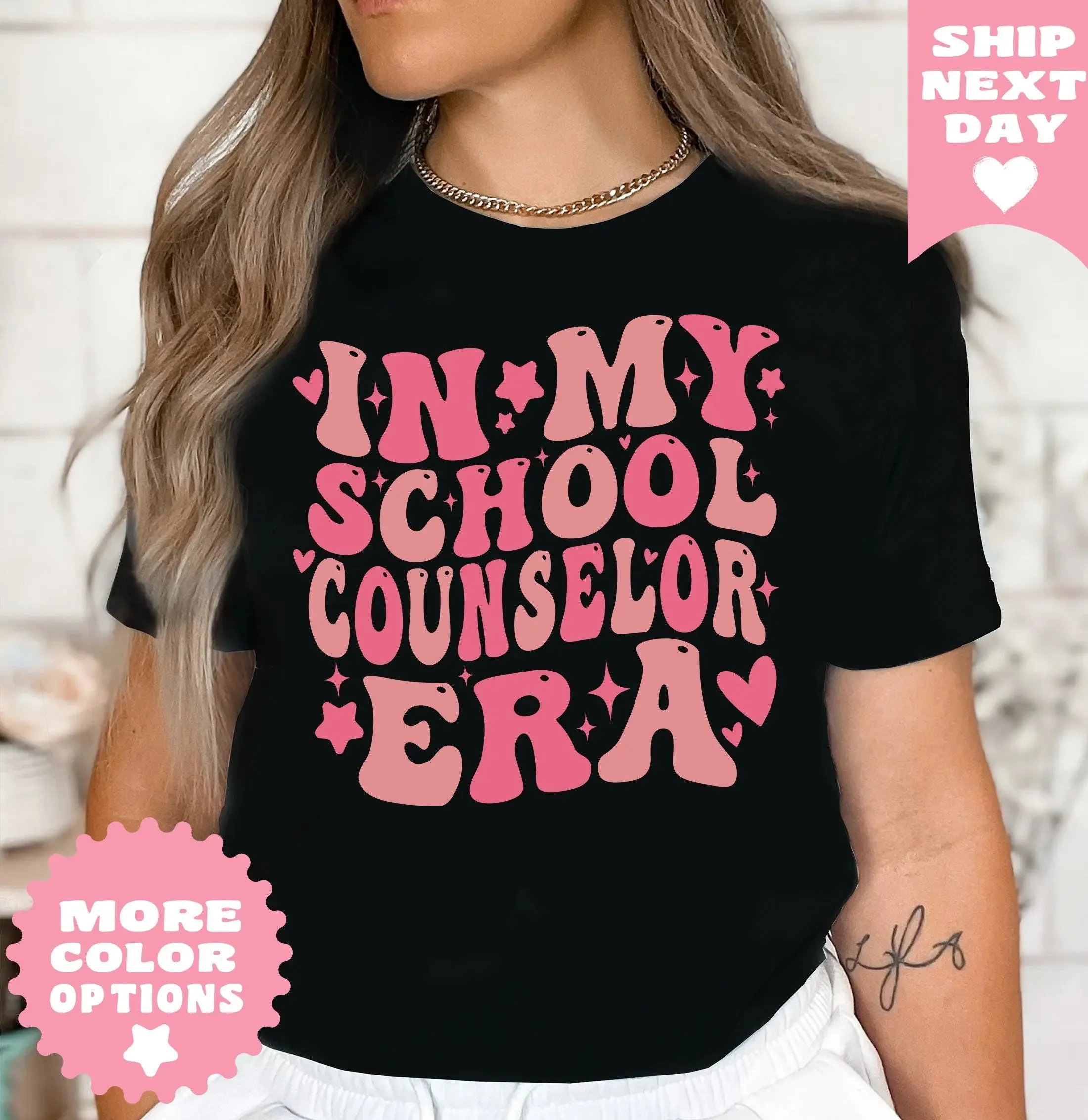 In My School Counselor Era  Shirt, Personalized Counselor Shirt, School Counselor Gift, Counselor Era, Back To School Shirt