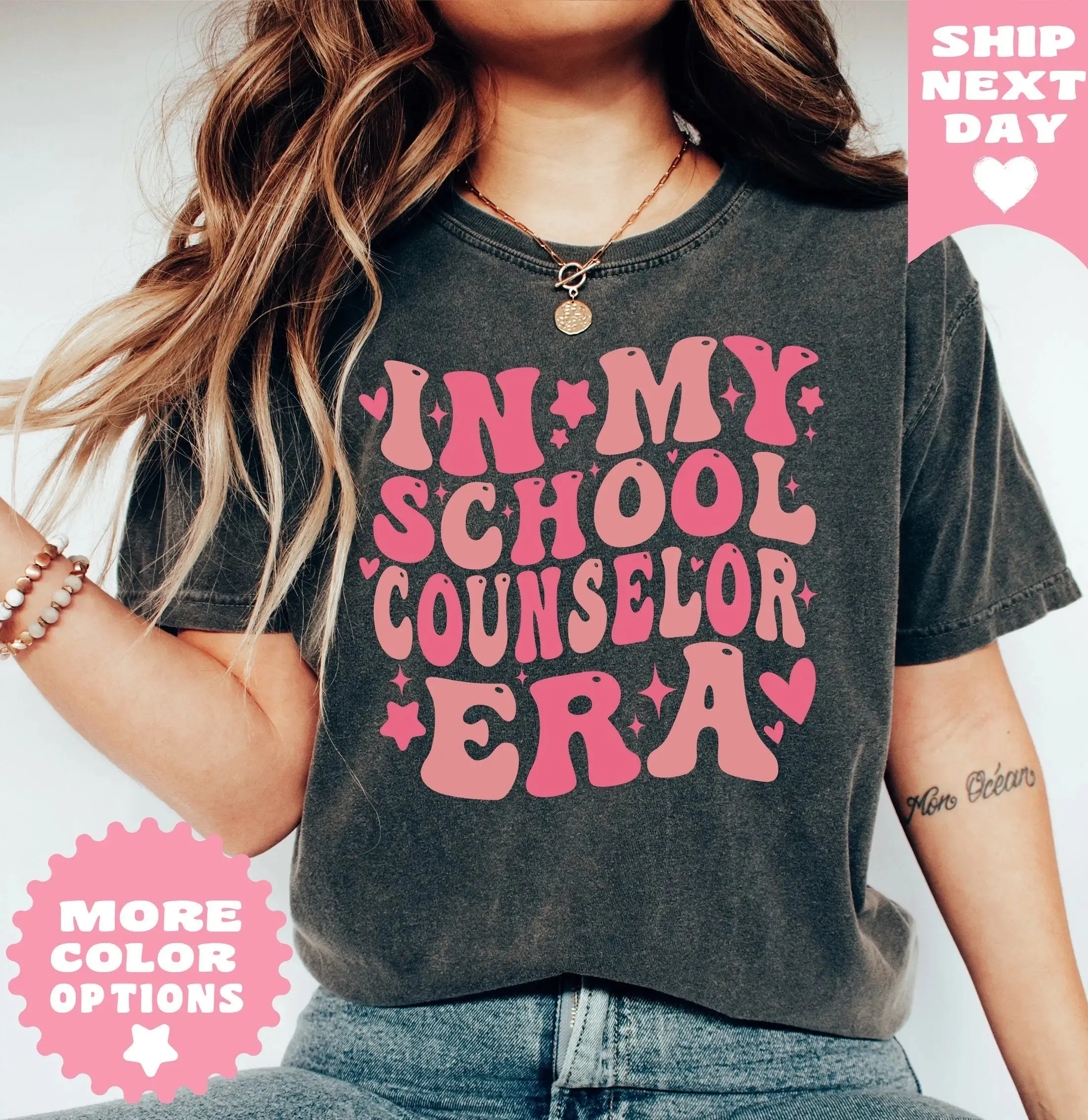 In My School Counselor Era  Shirt, Personalized Counselor Shirt, School Counselor Gift, Counselor Era, Back To School Shirt