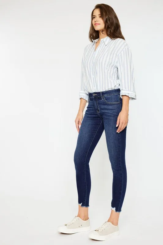 KanCan MID RISE ANKLE SKINNY JEANS