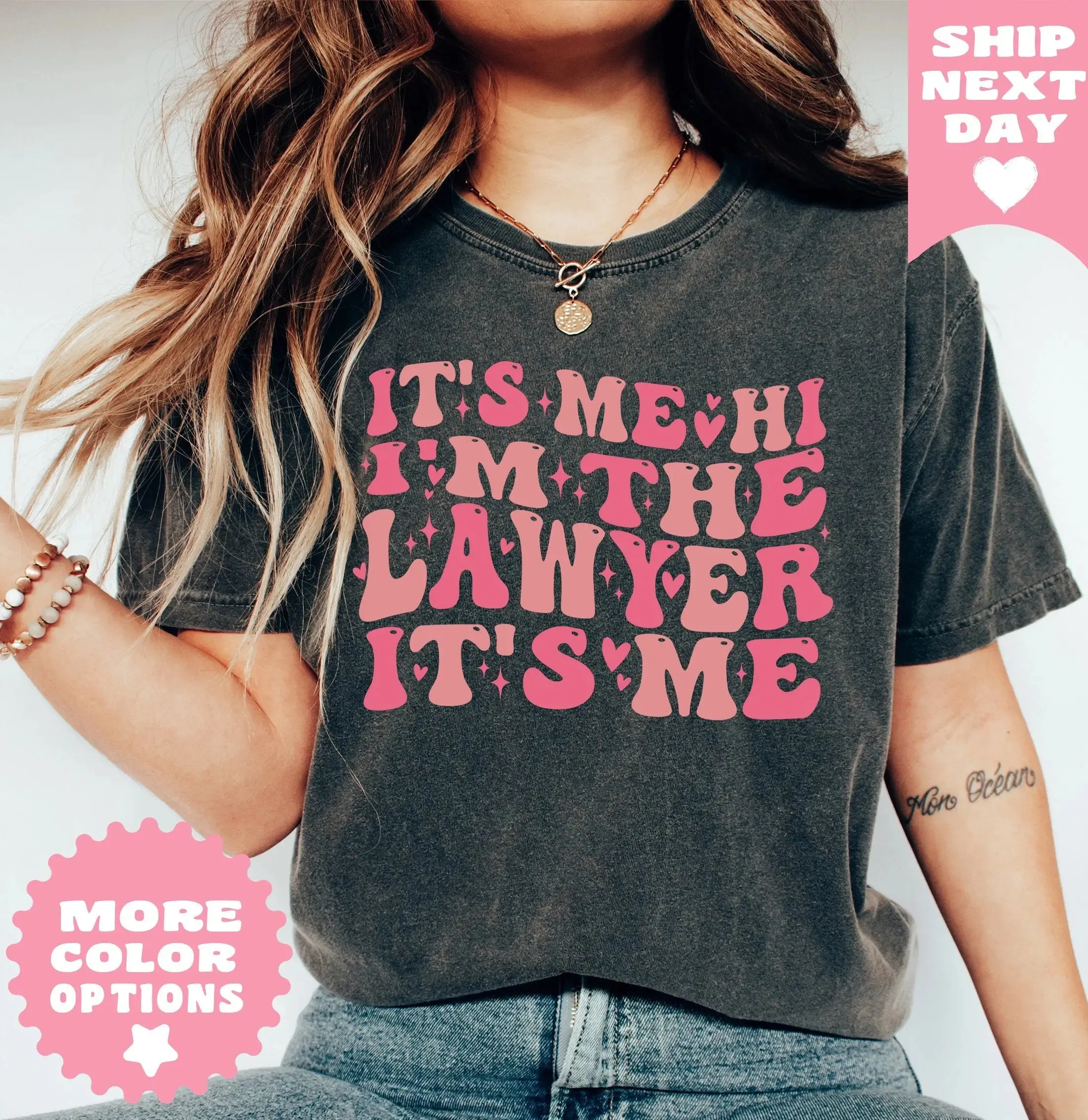 Lawyer Shirt, Law School Student Shirt, Law Grad Sweatshirt, It's Me Hi Lawyer Shirt , Law School Era Sweatshirt Gift fo Lawyer Student