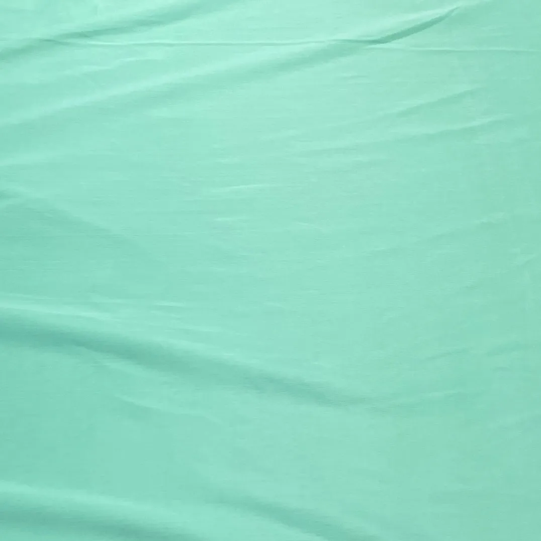 Light Mint Green Solid Lycra Dyed Fabric