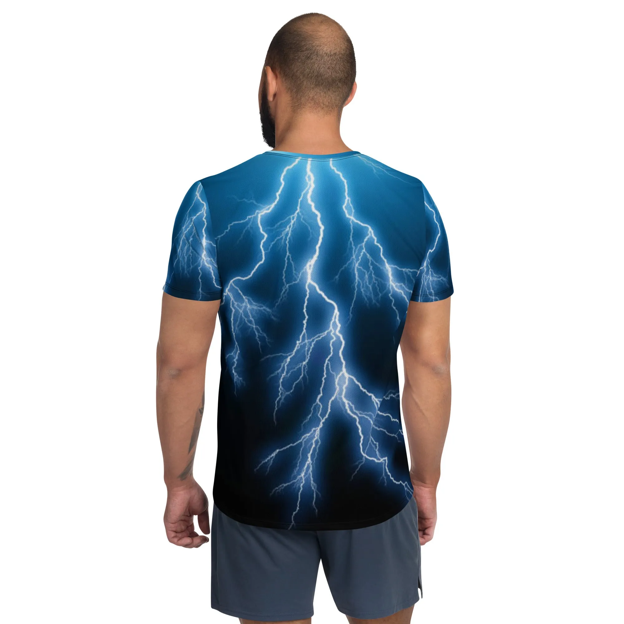 Lightning Shirt All-Over Print Men's Athletics Shirt / Nature T Shirt