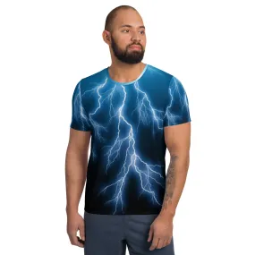 Lightning Shirt All-Over Print Men's Athletics Shirt / Nature T Shirt