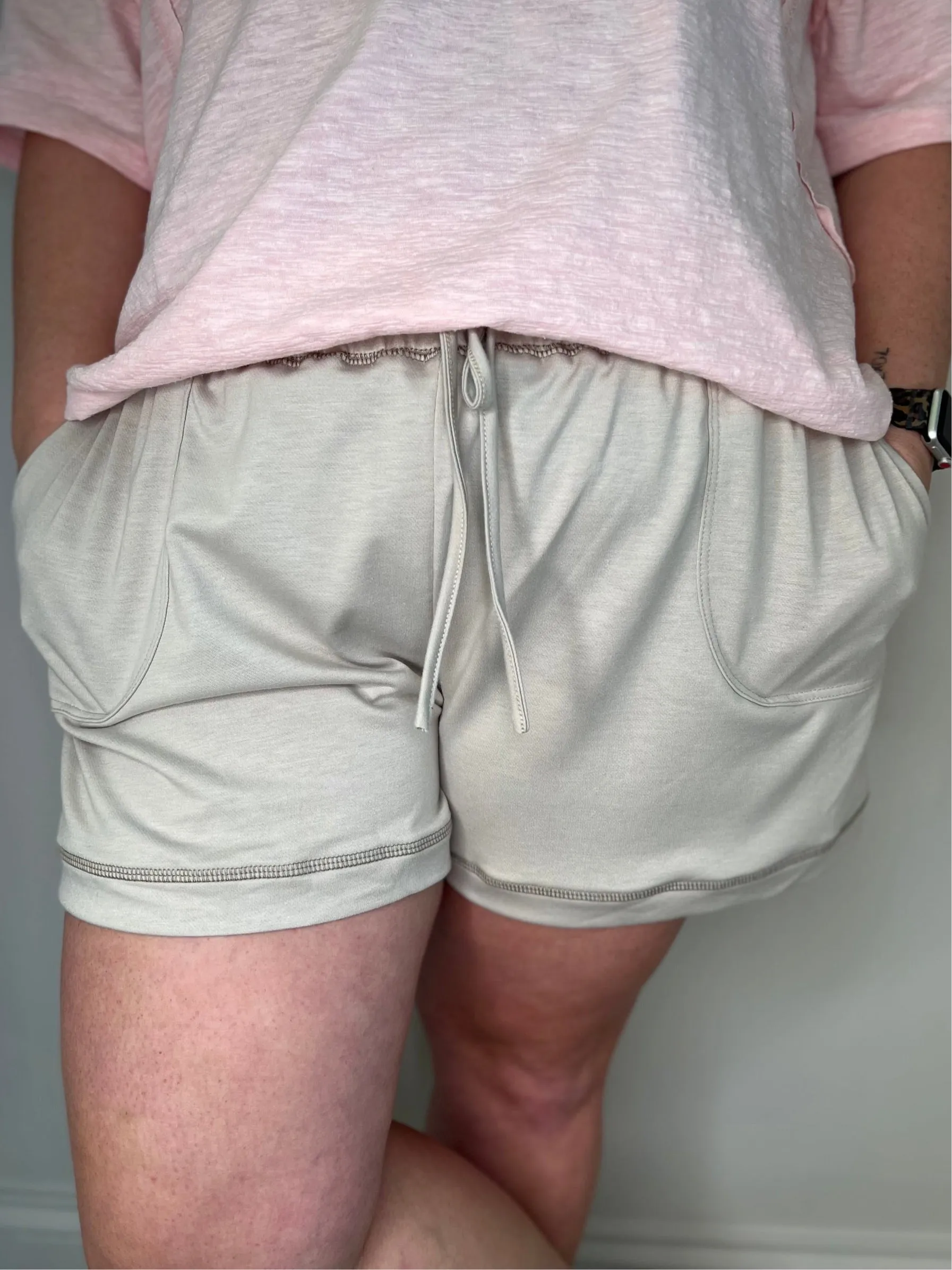 Lora Lush French Terry Lounge Shorts