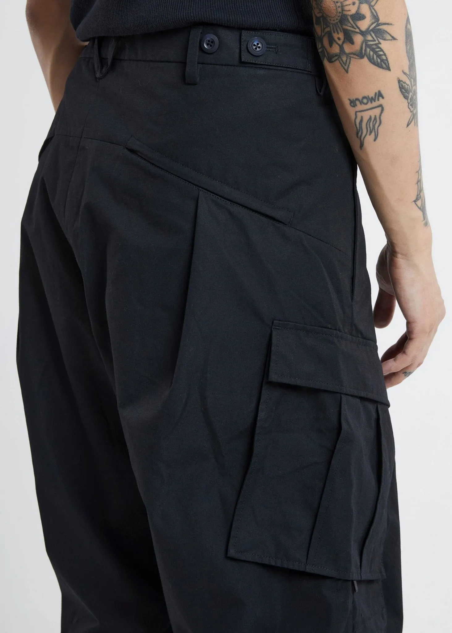 Pleated Cargos Trousers