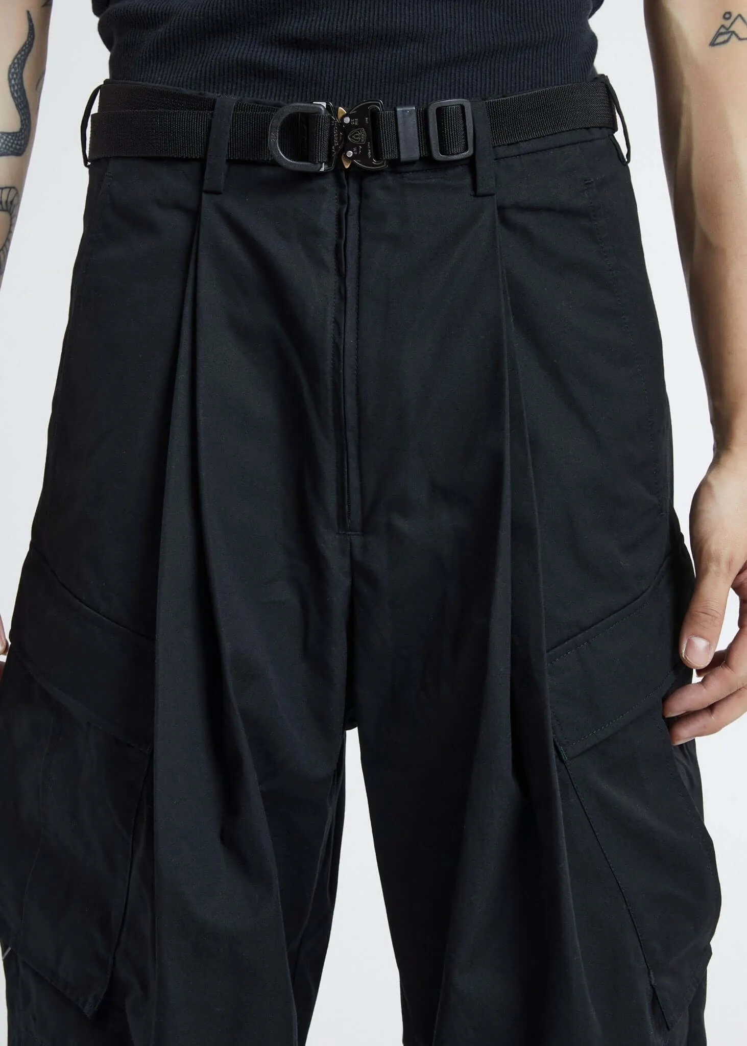 Pleated Cargos Trousers