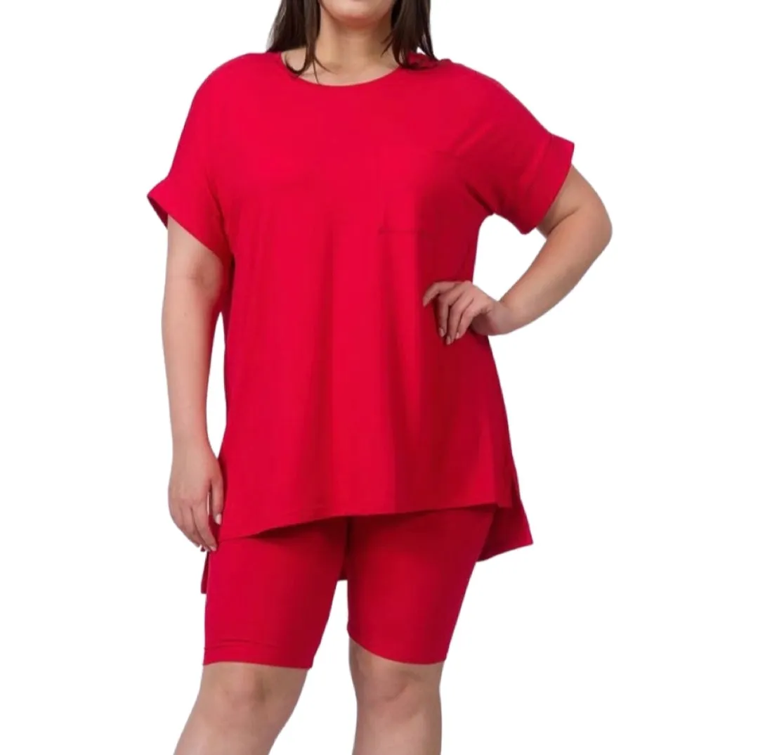 PLUS SIZE WOMEN TIGHT OUTFIT