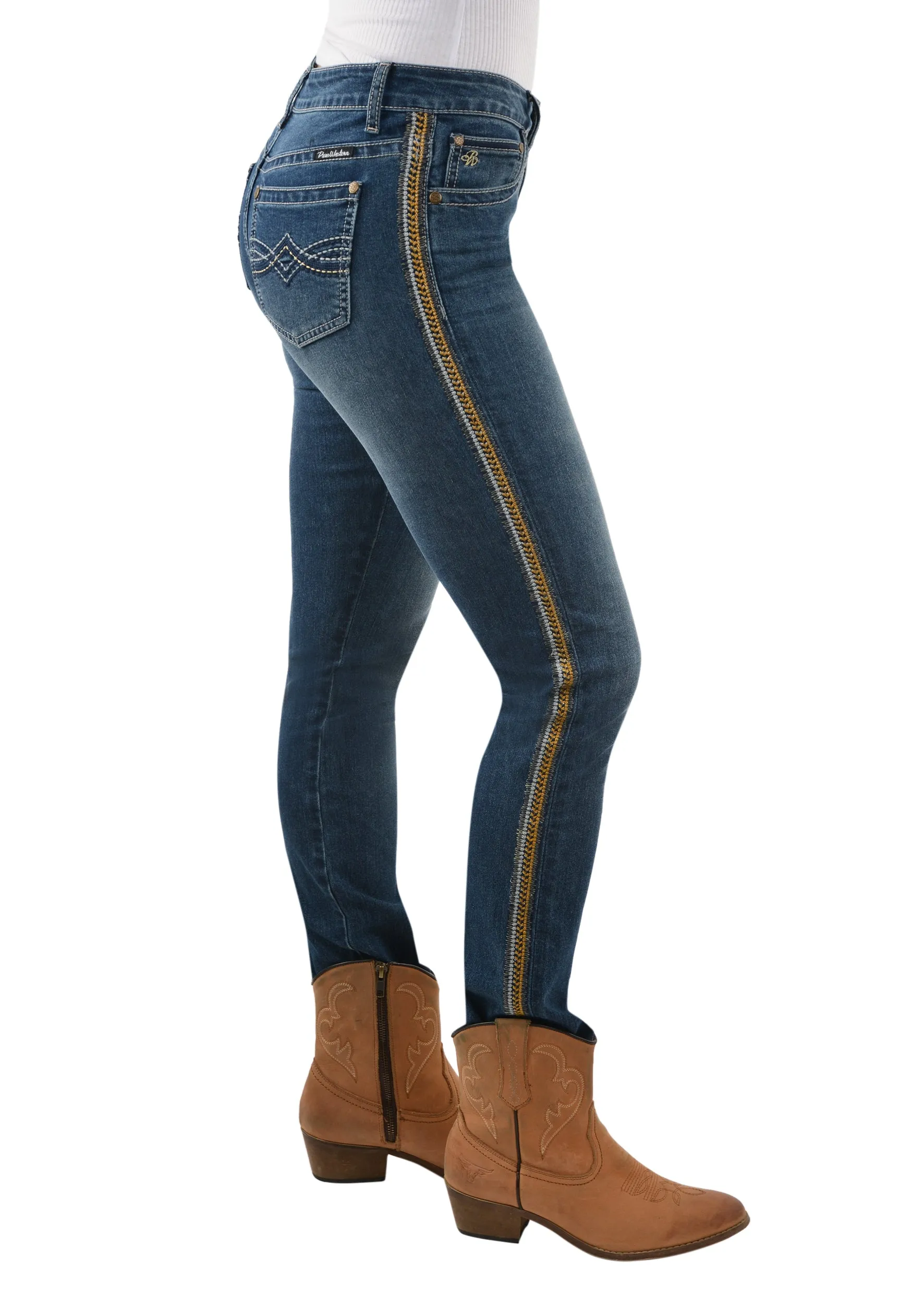 Pure Western Womens Debbie Skinny Jean