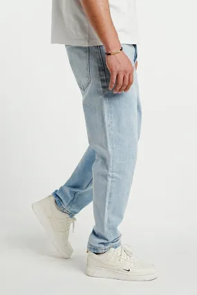 Relaxed Fit Premium Baggy Blue Jeans