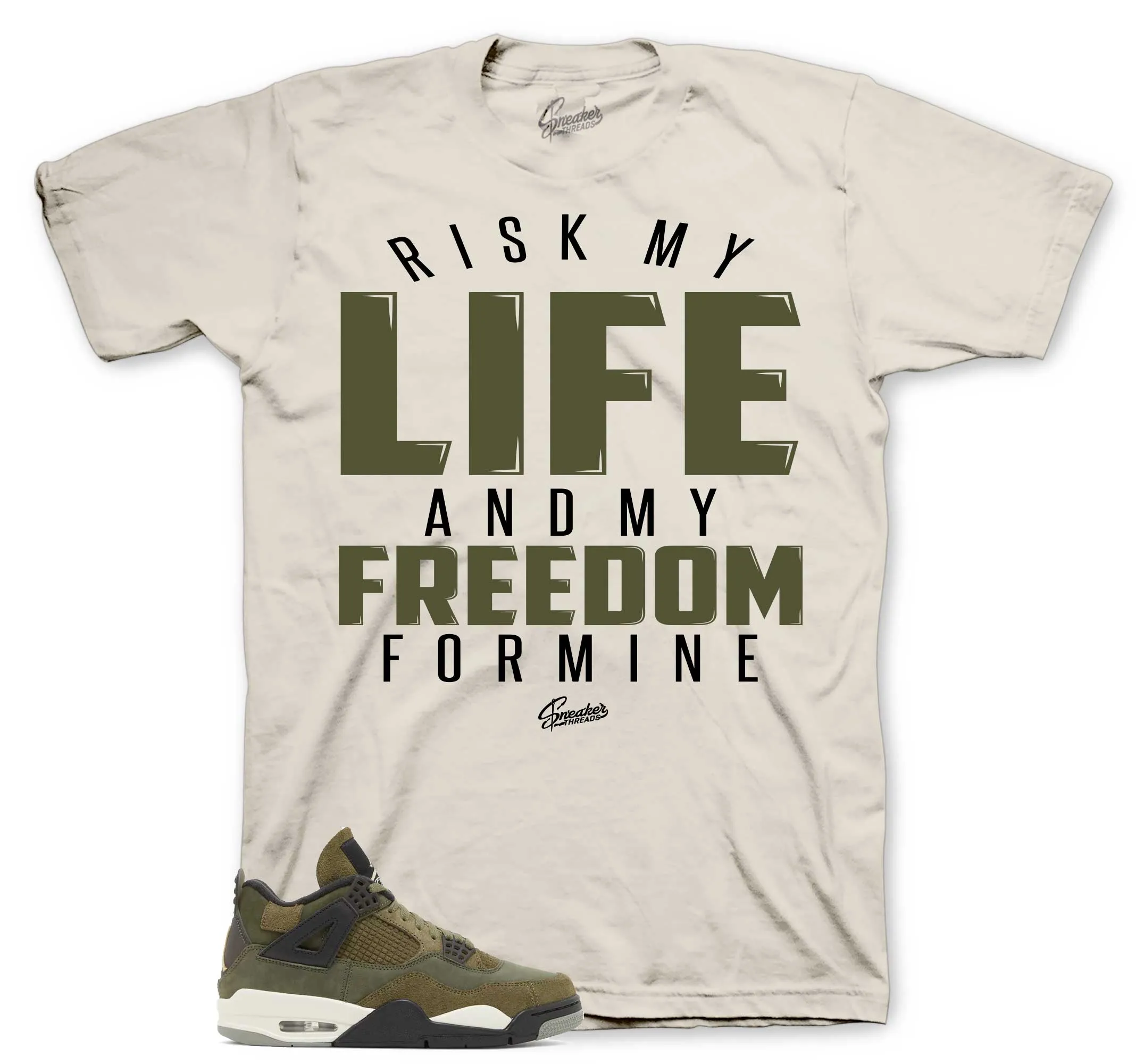 Retro 4 Craft Olive My Life Shirt