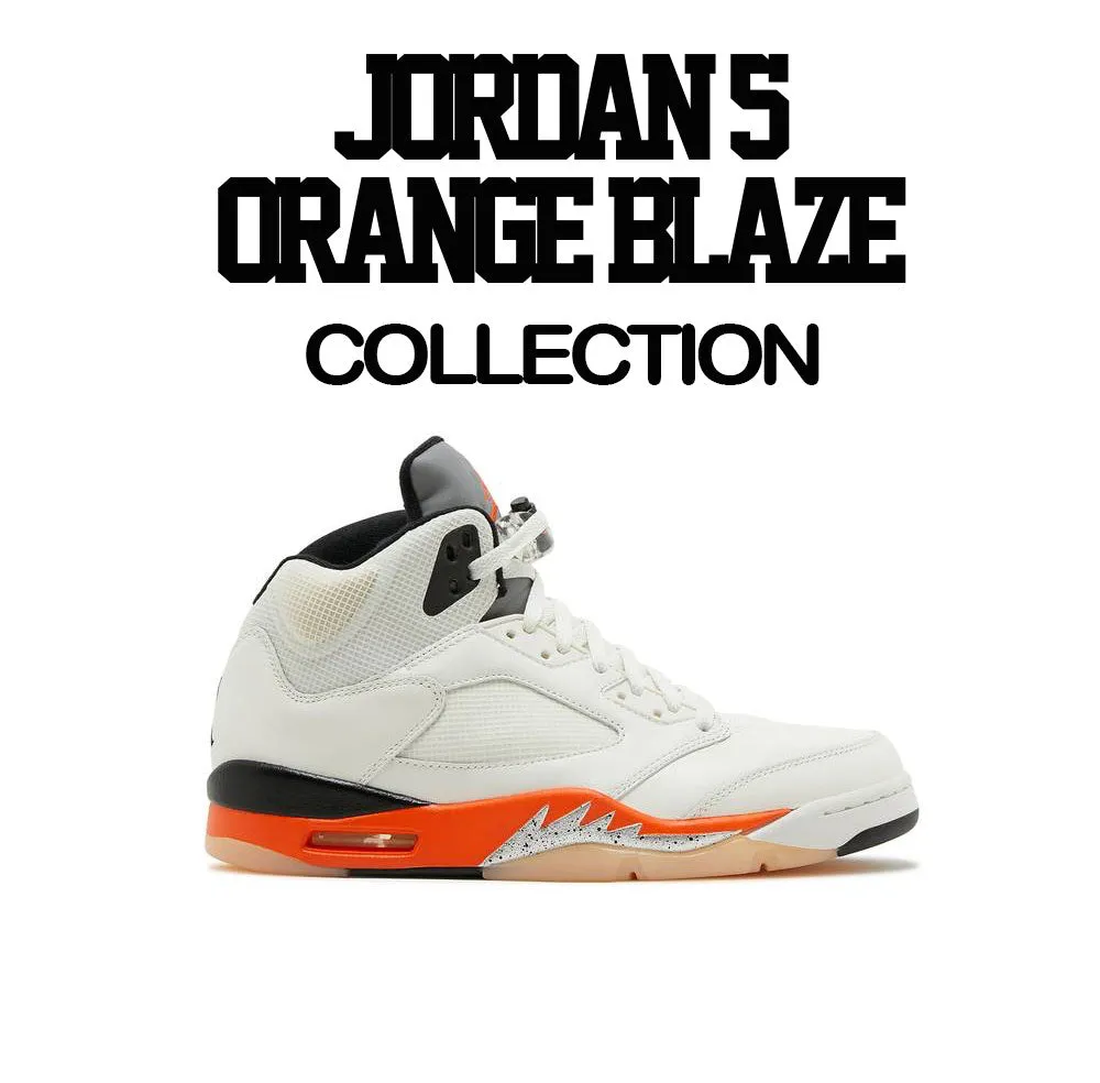 Retro 5 Orange Blaze Never Prosper Shirt