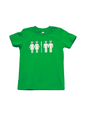 Same Love - Green Kids T-Shirt