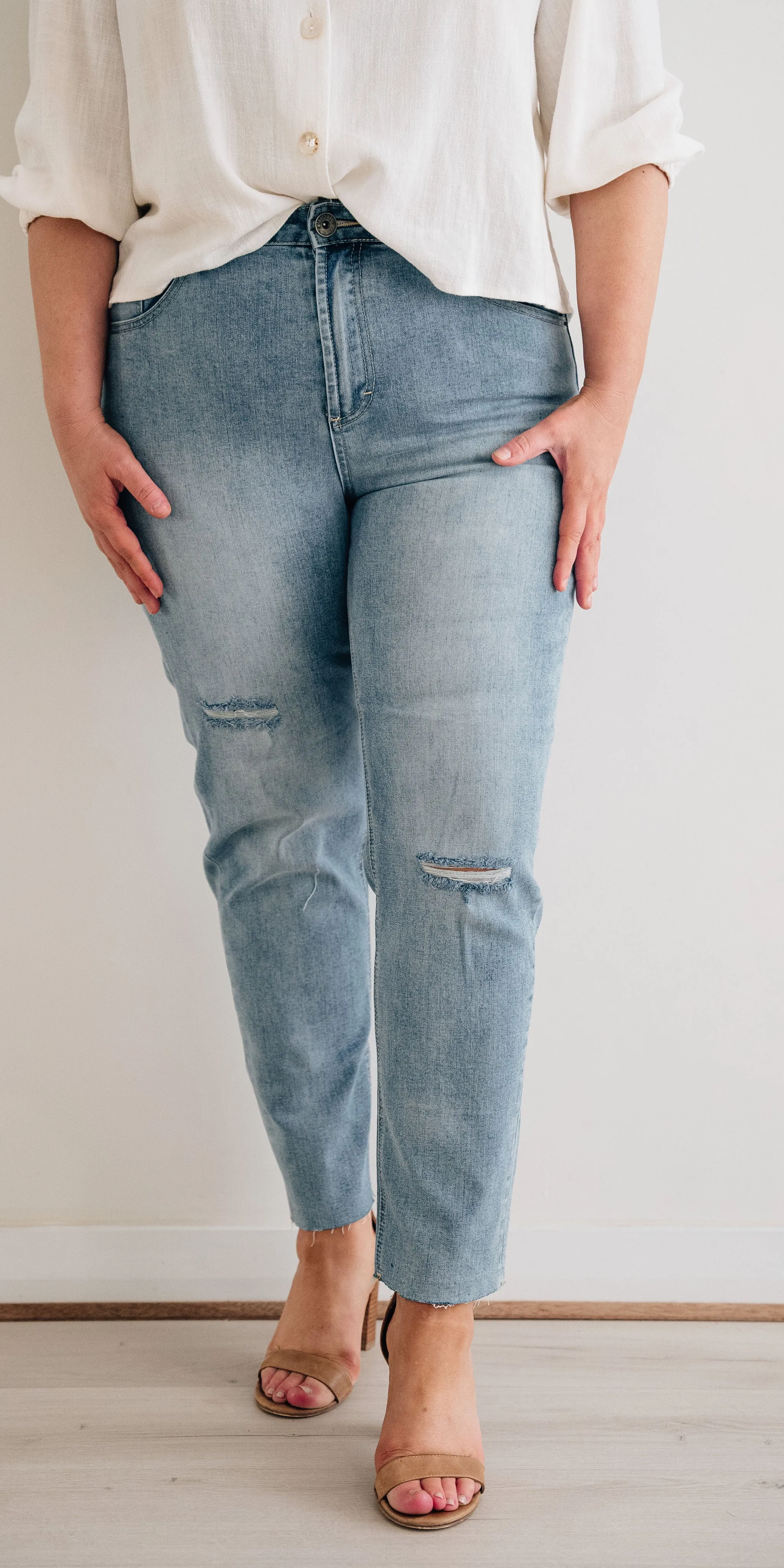 Taylor Mum jeans - blue