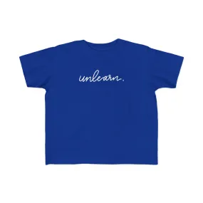 unlearn. logo script - Toddler T-shirt