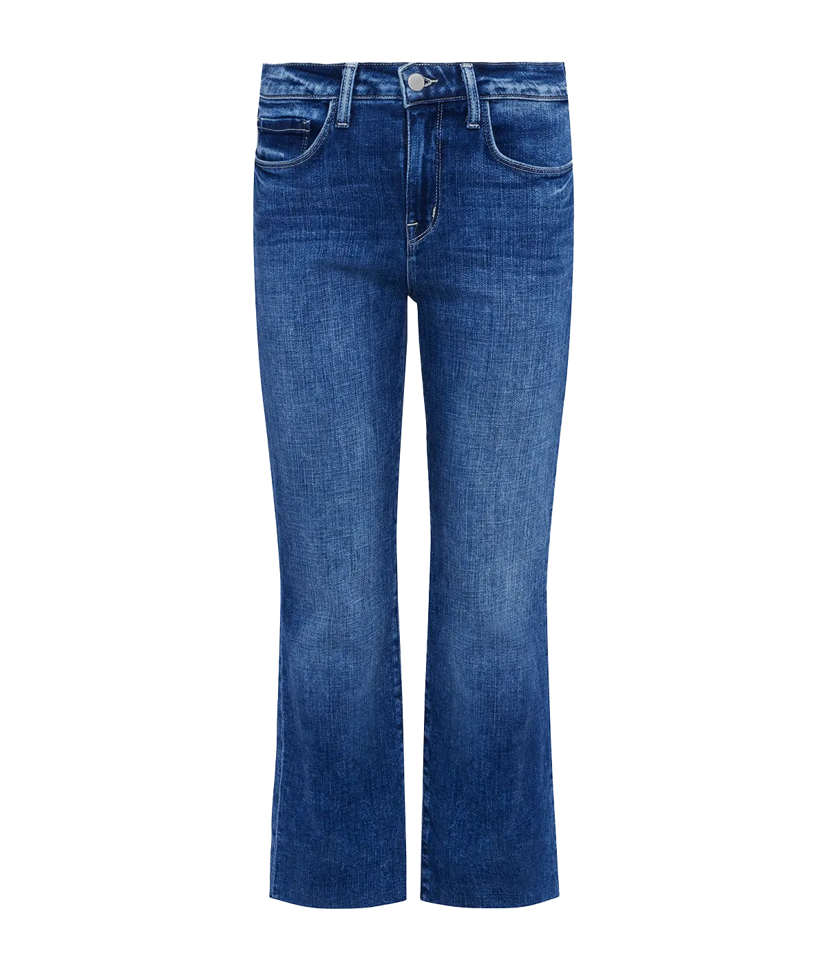 Wanda High Rise Cropped Wide Leg Jean in Wilcox